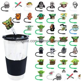 Drinken Sts 57 Kleuren Science Fiction Groen Elf Sile St Toppers Accessoires Er Charms Herbruikbare Spatwaterdichte Stofplug Decoratief 8Mm/1 Otzng