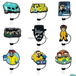 Boire Sts Breaking Bad Film Film Sile St Toppers Accessoires Er Charms Réutilisable Anti-éclaboussures Bouchon Anti-poussière Décoratif 8 Mm / 10 Mm Goutte De Otkzf