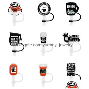 Drinken Sts Drink Koffie Sile St Toppers Accessoires Er Charms Herbruikbare Spatwaterdichte Stofplug Decoratief 8Mm Party Drop Levering Otd0I