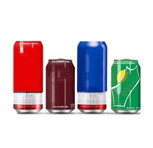 Drinkware -handgreep 355 ml verbergen een biertje kan siliconen deksel flessen mouw kast cola cover cover flessen houder thermische zak camping reizen