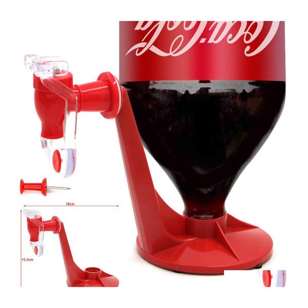 Verres Poignée Soda Distributeur De Boissons Bouteille Coke Inversé Commutateur D'eau Potable Pour Gadget Party Home Bar Drop Delivery Jardin Kitc Otdo5