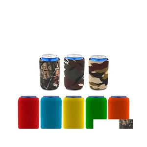 Drinkware handvat vaste kleur drink bier cup er neopreen kan koelere insators drank koelers koozies flessen mouw drop levering ho dhooj