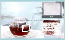 Drinkware Kitchen Dining Bar Garden50pcs Lot Drip Filtre Sac portable PORTABLE PAPIER DES FILTRES DU PAPIER HOME BUREAL BREW COFF2980526