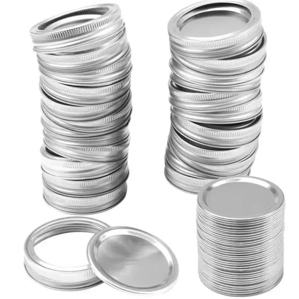 Tapa para bebidas Bandas para la boca regulares 70 mm / 86 mm Tipo dividido a prueba de fugas para tapas de conservas de tarros de masón Cubiertas con anillos de sellado FY5179