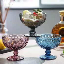 Drinkware Restaurant Cocktail Wine Glass Cup Got Ice Cream Yoghurt Goblet Pudding Dessert Dish Bowl Mok Cake Snack Container