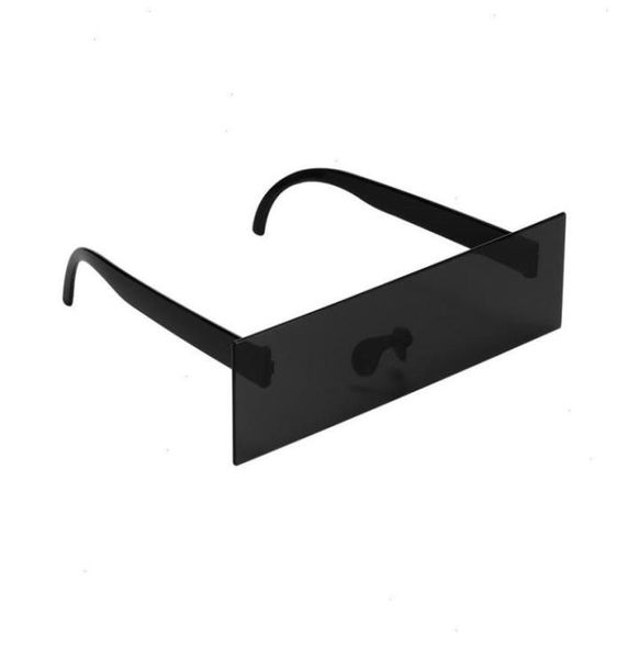 Lunettes de conducteur PO Booth accessoires Censor Bar Sunglasses Black Eye Covered Wedding Party Decoration2923586