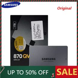 Drives 100% Samsung 2TB SSD 1TB 2,5 "870 QVO 4TB 8TBINTERNAL HDD SATA III QLC SATA3 DRIDE SOLIDSTATE DRIDE NOUVEAU 100% original pour le bureau