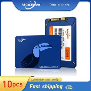 DRIVES 10PCS WALRAM SSD 512 GB SSD 2.5 SATA3 SSD 1TB 500 GB 256 GB 128 GB 120 GB Interne Solid State Hard Drive Disk voor laptop HDD SSD
