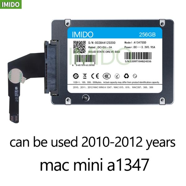 Unidades 1TB SSD de disco duro externo para Mac 20102012 Mini A1347 con SSD Plus Converter Plus Tool 128 GB SATA