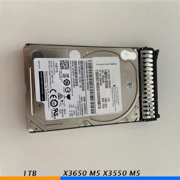 Drives 1 To pour x3650 M5 x3550 M5 1T 7.2K 2,5 SAS 12 Go 00NA492 Disque dur du serveur