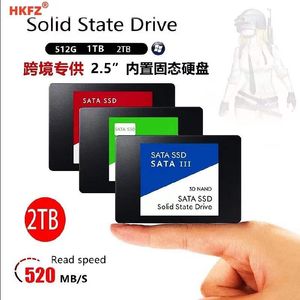 Drives 2022 Hot Interne 2,5 pouces à état solide Portable SATA III 1TB SSD 2TB 500 Go SSD
