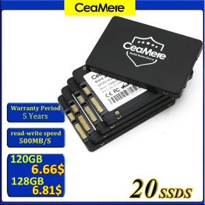 Drives 20pcs Ceamere SSD SATA3 HDD 2.5 Disque Disque dur 480 Go 500 Go 960 Go 128 Go 240 Go 256 Go 1TB 2,5 