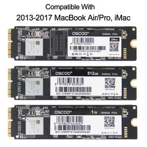 Unidades 256GB 512GB 2TB SSD para 2013 2015 2017 MacBook Air A1465 A1466 MacBook Pro A1502 A1398 1TB IMAC A1419 A1418 Solid State Drive HD