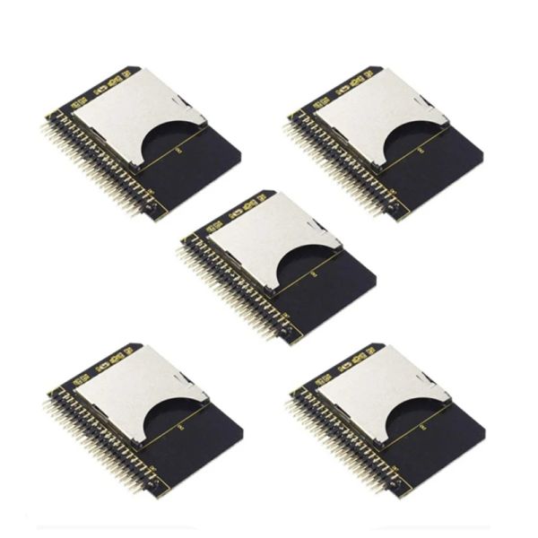 Drive la carte SD 5pcs à l'adaptateur IDE de 2,5 pouces SDHC SDXC MMC Memory Card Converter en ordinateur portable HDD 44 broches Pata Pata