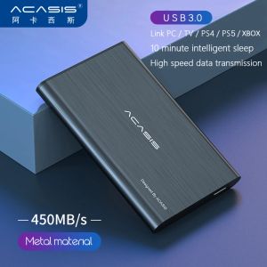 Drive ACASIS '' 2 To 1TB Super externe Disque Disque Disque USB3.0 500 Go de stockage pour PC, Mac, Tablet, Xbox, PS4, TV Box 4 Couleur