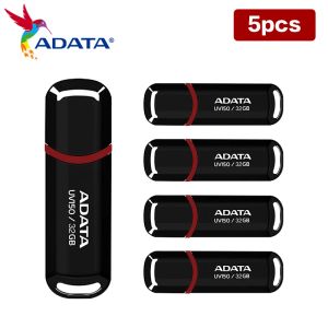 Drives Adata USB Flash Drive 64 Go USB 3.2 PEN DURGE 5PCS 10PCS 20PCS 32 Go UV150 Pendrive Red Red Disk Up