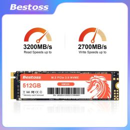 Drives bestoss nvme m2 SSD 1TB Notebook SSD NVME M2 256GB DIY Gaming Computer Interne solid -state drives voor laptops GM32845