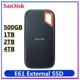 Drives E61 4TB 2TB 1TB 500 Go de SSD externe portable 1050 Mo / s Drive dur USB 3.2 Gen 2 HD Solid State Drive pour ordinateur portable