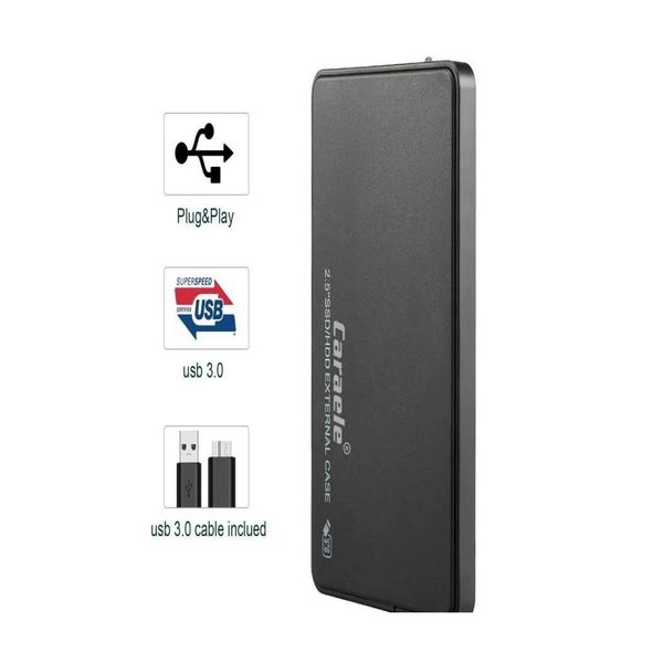 Unidades Discos duros externos Hdd Ssd Usb3.0 2,5 5400Rpm 500Gb 1Tb 2Tb Almacenamientos móviles USB Disco portátil para PC Laptop Desktop9769360 Drop