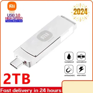 Drives Formi 2 dans 1 USB 3.0 Drives Flash Drives Typec Pen Drive 2 To Mémoire Stick 128 Go 256G 512G Pendrive haute vitesse pour téléphone / tablettes / PC