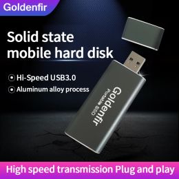 Drijft Goldenfir Mini Portable SSD USB 3.0 60 GB 64 GB 120 GB 128 GB 240 GB 256 GB 480 GB 512 GB 960 GB 1 TB Externe vaste toestand Drive