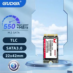 Drives Gudga SSD 2242 M2 NGFF SATA SSD 1TB 128 Go 512 Go SSD M2 SSD 2242 Disque dur interne Disque dur HDD pour ordinateur portable pour ordinateur portable