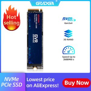 Drives Gudga SSD NMVE M2 512 Go 1 To Disque dur NVME M2 Disque dur SSD M.2 2280 PCIE 3.0 PCIE M2 PCIE M2 pour ordinateur PC