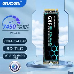 Drives Gudga SSD PCIE 4.0 NVME M2 SSD 7000 MB / S 4TB 2TB 1TB 512GB M.2 Solid State Drive M2 2280 SSD interne pour ordinateur portable PS5 Desktop