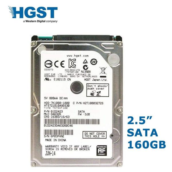 Drives HGST Brand 160 Go 2,5 