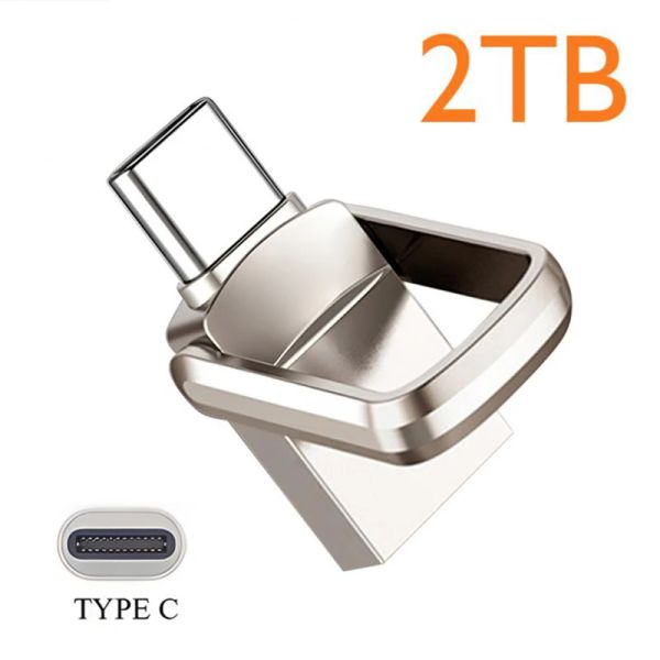 Disque U à haute vitesse 2tb 1TB Portable USB 3.1 Interface Typec Ordinier Mobile Transmission mutuelle Drive flash USB 2023