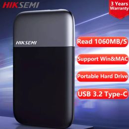 Unidades Hiksemi Portable externo SSD 2TB SSD 1 TB DISMONISTROS DUROS EXTERNOS 512GB USB 3.1 3.2 SSD SSD SSD DRIVE 2TB PSSD para computadora portátil