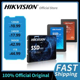 Drive Hikvision SSD 1TB 2,5 '' SSD SATA 120 Go 240 Go 480 Go SSD 500 Go 250 Go 128 Go 256 Go 512 Go SSD Drive pour ordinateur portable