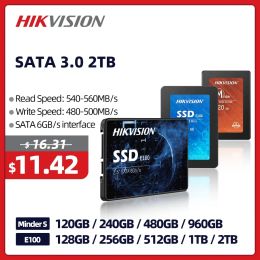 Drive Hikvision SSD 1TB 2TB 512 Go 2,5 '' 'SSD SATA SSD Drive NVME M2 Disque dur à l'état solide interne pour ordinateur portable pour ordinateur portable