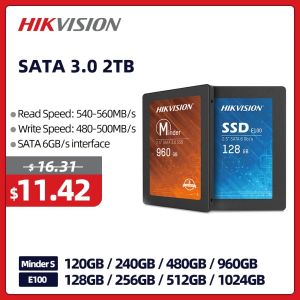 Unidades HikVision SSD 1TB SATA3 SSD 512GB 2TB HDD DISCO DURO 2.5 