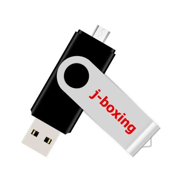 Drives Jboxing OTG USB flash 32 Go à double port Pendrive 32 Go Micro USB Drive Flash Stick Memory Stick pour Samsung Huawei Tablet 8 couleurs