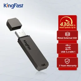 Drive Kingfast externe SSD 1TB 64 Go 128 Go 256 Go 512 Go 1 To To Portable SSD Drive externe USB 3,2 Drive à état solide pour ordinateur portable