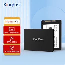Drive du disque dur SSD Kingfast 512 Go 1TB 2TB SATA 120 Go 128 Go 240 Go 256 Go HD SSD Disque à l'état solide interne de 2,5 pouces pour ordinateur portable pour ordinateur portable