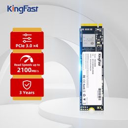 Drives Kingfast SSD M2 NVME 128 Go 256 Go 512 Go 1TB Solid State Drive M.2 SSD NVME PCIE 2280 Disque dur interne HD pour ordinateur portable