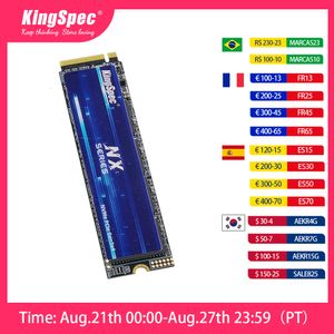 Drives Kingspec M.2 NVME 1TB 512GB 256G 128G PCI-E 3.0x4 Disque solide HDD HD 2280 SSD M2 Disque dur interne pour les tablettes d'ordinateur portable 230826