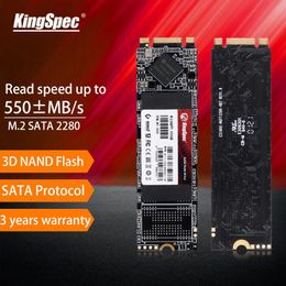 Drives Kingspec M2 SSD SATA 128 Go 256 Go 512 Go 1 To Interne Solid State Drive M.2 2280 SSD NGFF SATA SSD M2 SSD M.2 Drives pour ordinateur portable