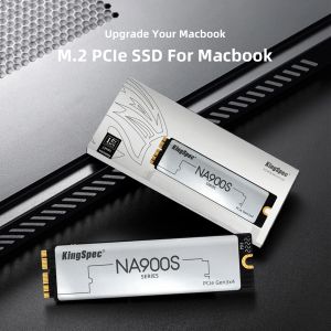 Drijft Kingspec MacBook SSD M2 NVME PCIE 256 GB 512GB 1TB 2TB SSD Solid State Drive voor MacBook Air Pro A1465 1466 IMAC A1418 1419 Mac