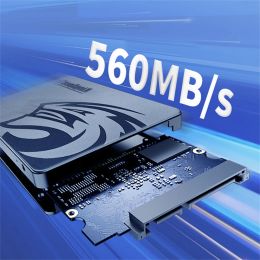 Drive Kingspec SATA3 SSD 512 Go 1TB 2TB 256 Go TLC SSD 2.5 "Drive à l'état solide interne pour ordinateur portable ordinateur portable ordinateur portable ordinateur portable