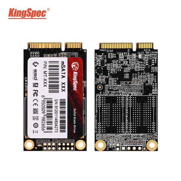 Unidades Kingspec SSD 128GB 256GB MSATA SSD 512GB 1TB 2TB MINI MSATA SOLID ESTADO Módulo HD para servidor portátil de escritorio
