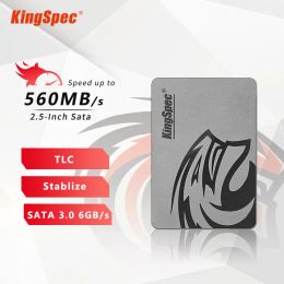 Drive Kingspec SSD 2,5 pouces SATA3 256 Go 512 Go 1TB 2TB TLC SSD 2,5 "Drive solide dur interne pour ordinateur portable SSD ordinateur portable ordinateur de bureau