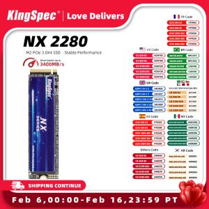 Drives Kingspec SSD M.2 NVME PCIE 3.0 128G 256G 512G 1TB SD M.2 2280