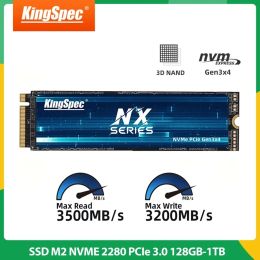 Drives Kingspec SSD M2 NVME 512GB 2TB 256 Go 1TB 128 Go SSD M.2 2280 PCIE SSD NVME Disque dur à disques solides interne Solid State Drive pour ordinateur portable