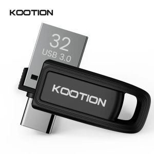 Drijft Kootion U25 USB C Flash Drive 128 GB USB 3.0 Type C Penaandrijving 64 GB 32 GB OTG Memory Stick Pendrive voor laptop Tablet Android -telefoon