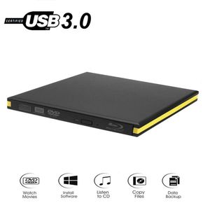 Drijft kuwfi externe bluray drive usb 3.0 bluray brander bdre cd/dvd rw schrijver spelen 3D bluray schijf voor pc/laptop