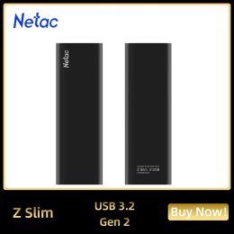 Drijft NETAC externe HD SSD 1TB 250G 500G 2TB Portable Externe SSD Solid State Drive USB 3.2 Gen2 Type C Harde schijf voor laptop