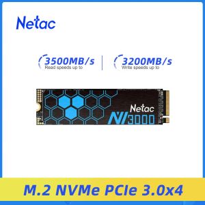 Drives NetAC NV3000 M2 SSD 500 Go 1TB M.2 NVME 3500 Mo / s m2 2280 PCIe 3.0 250 Go 2TB Drive à solide interne pour ordinateur portable